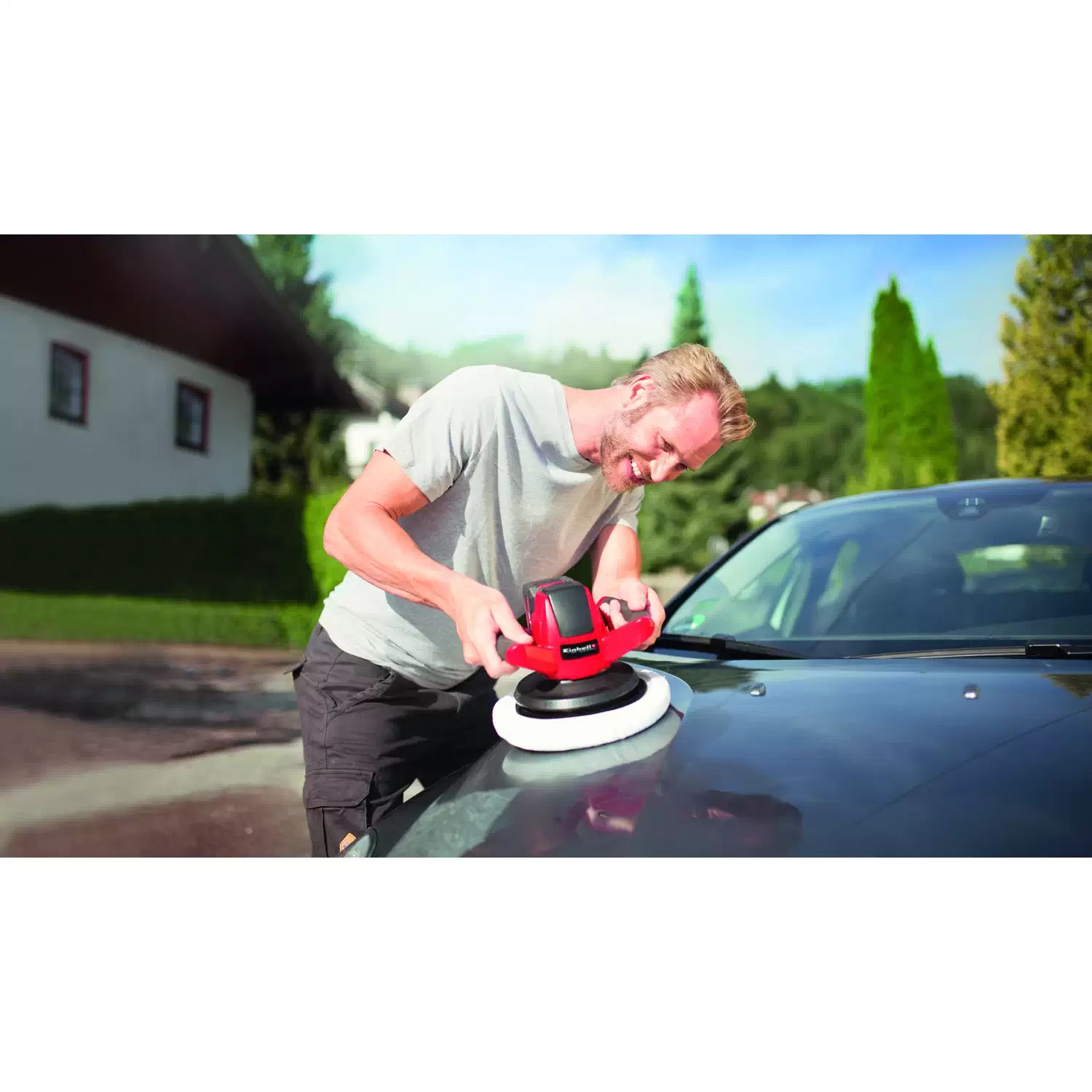 Einhell 2093303 18V 10" Cordless Car Polisher, CE-CB 18/254 Li - Tool Only